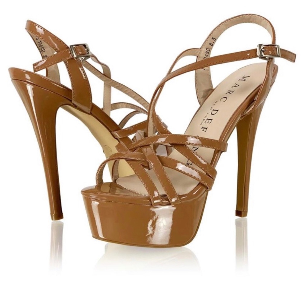 Marc Defang Roopa Dark Nude Sandal Heels